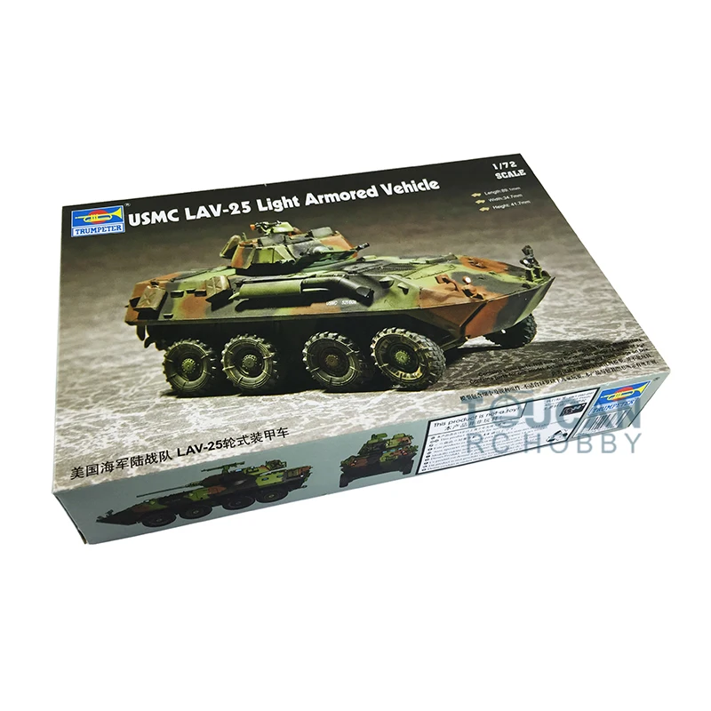 Gifts Trumpeter 07268 1/72 Scale Panzer USMC LAV-25 Light Armored Vehicle Static Model TH05784-SMT2