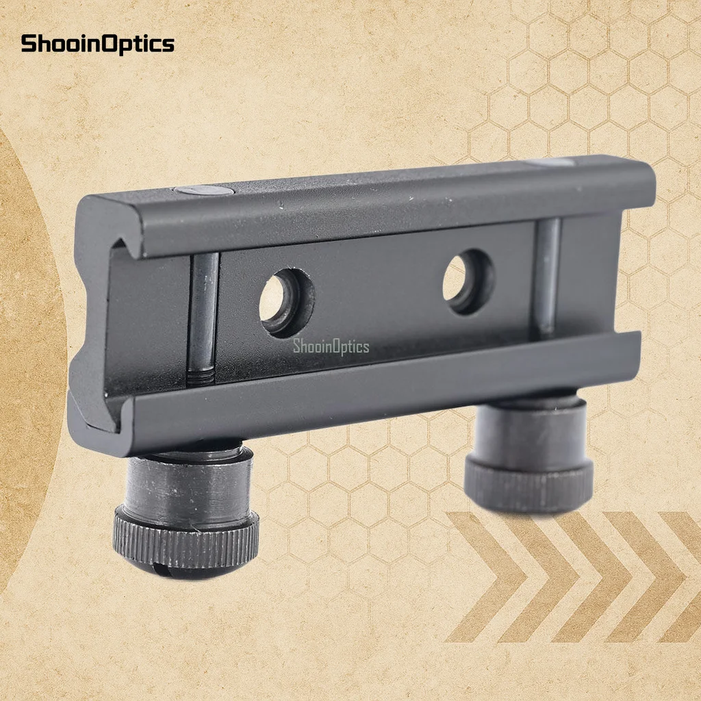 Shooin Optics Picatinny Mount Base Solid Aluminum For ACOG 32mm Hole Spacing