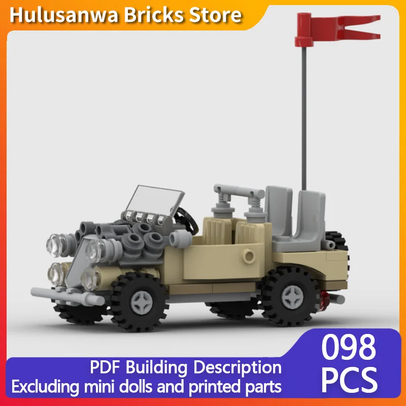 

Off-Road Adventurers Desert Car MOC Building Bricks War Equipment Modular Technology Gifts Holiday Assemble Children Toys Suit