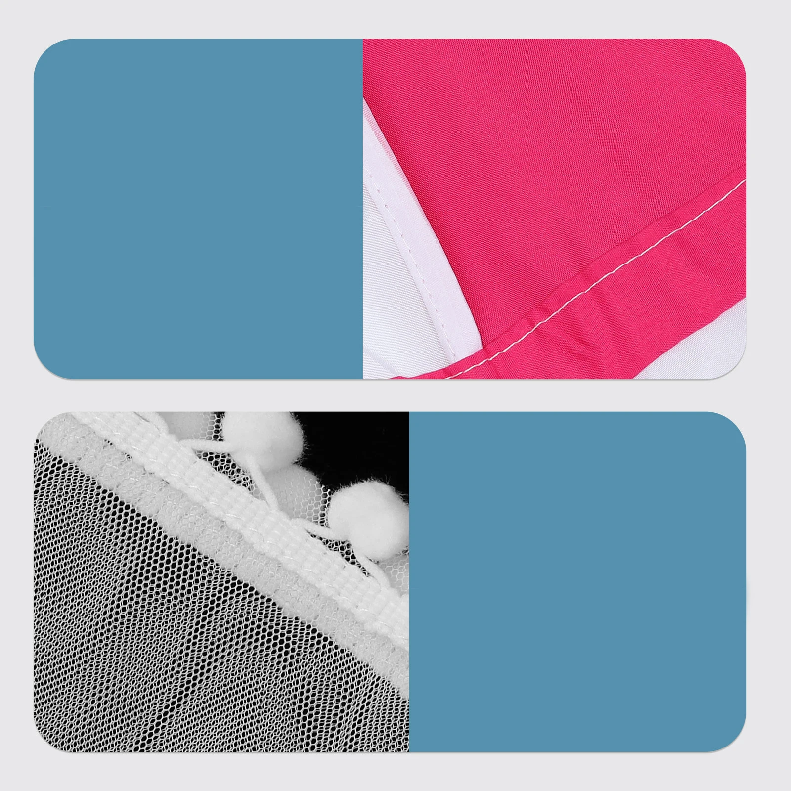 

Bed Tent Mosquito Net Kids Canopy Crib Gauze Lightweight Multipurpose Sturdy Safe Polyester Baby Girl Dome Net