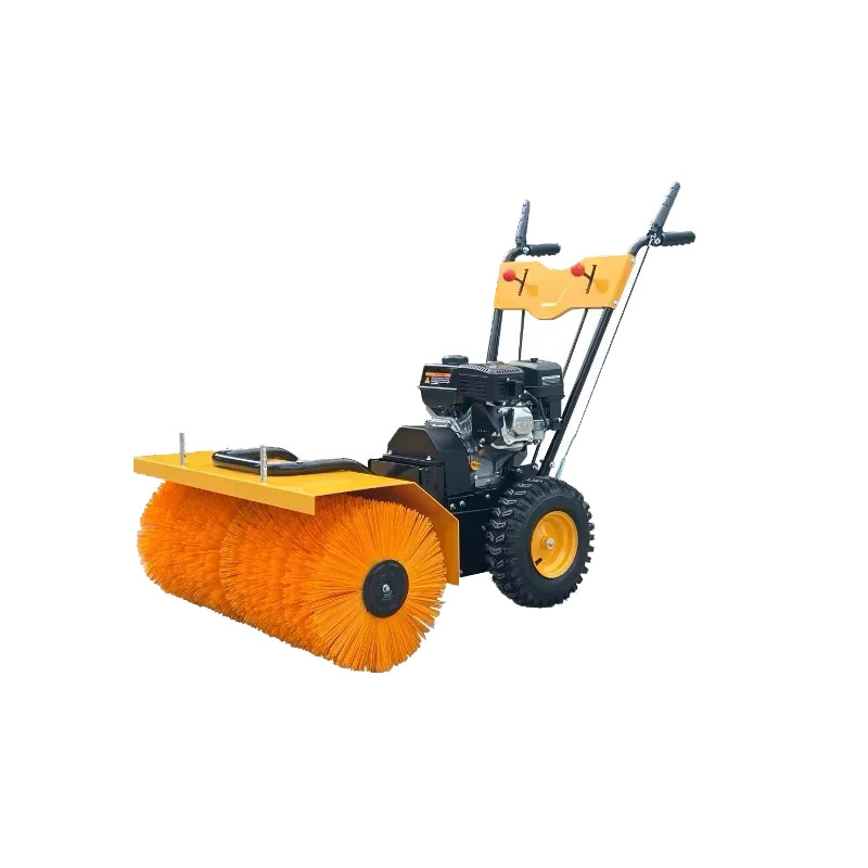 Mini Power Vacuum Sweeper Snow Blower with Loncin Engine New Condition Electric Start for Farm and Construction Industries