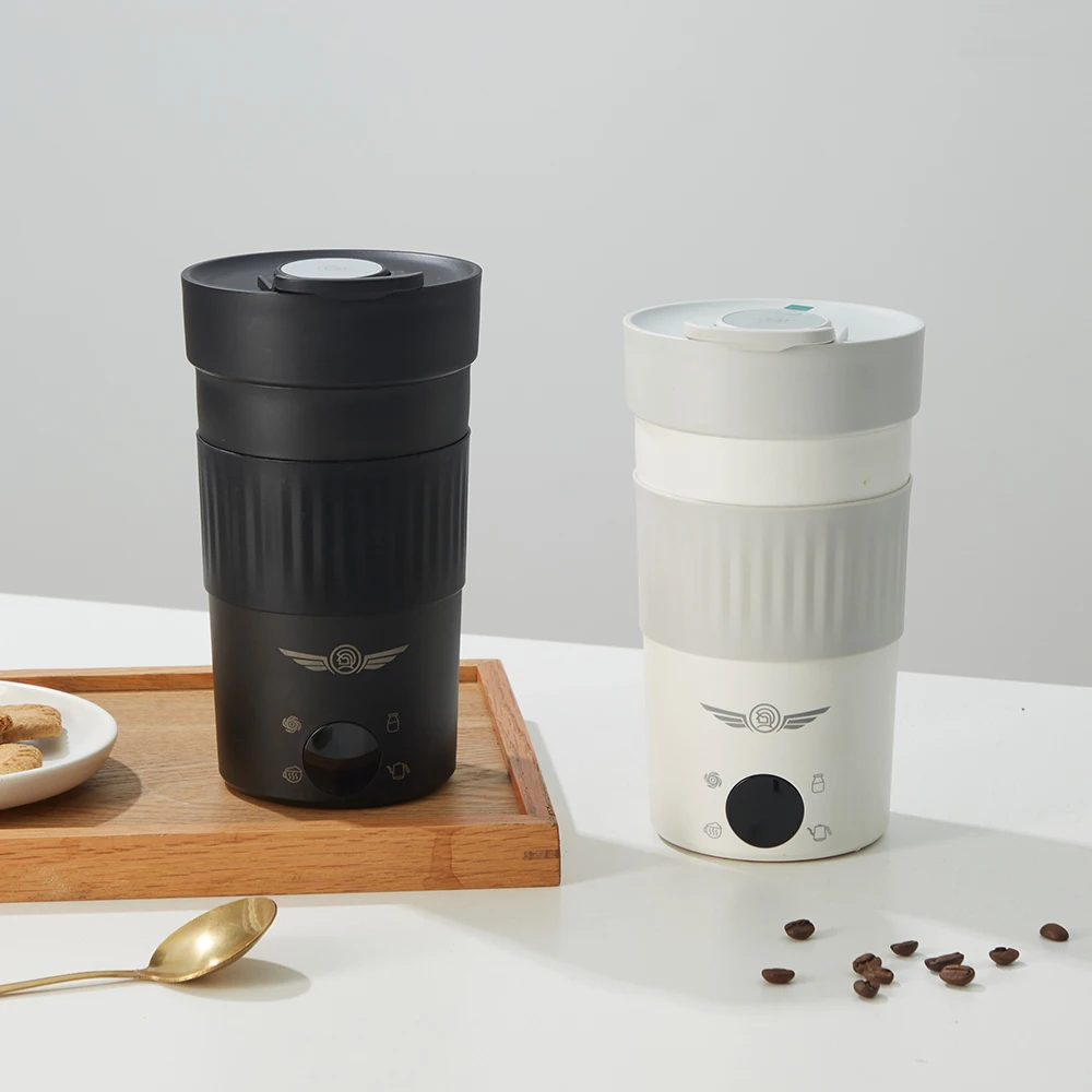 zeroHero Artist Cup Frother 300ml Drink Through Lid USB Type-C for Home Office Espresso Latte Art Coffee Brewing Tools Set Pro X