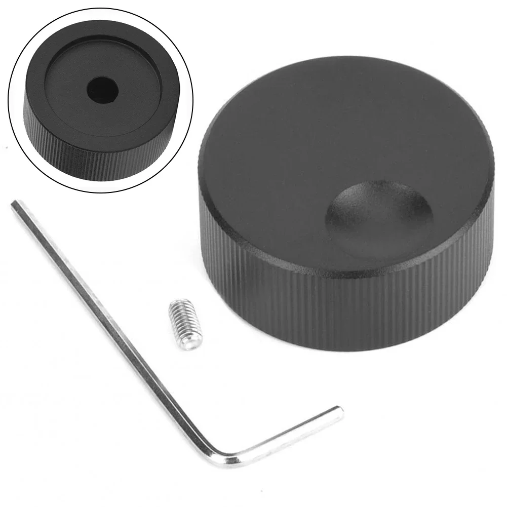 Aluminum Knob Volume Control Knob 32mm Diameter 8mm Hole Depth Anti-slip Texture Frosted 13mm Height Practical