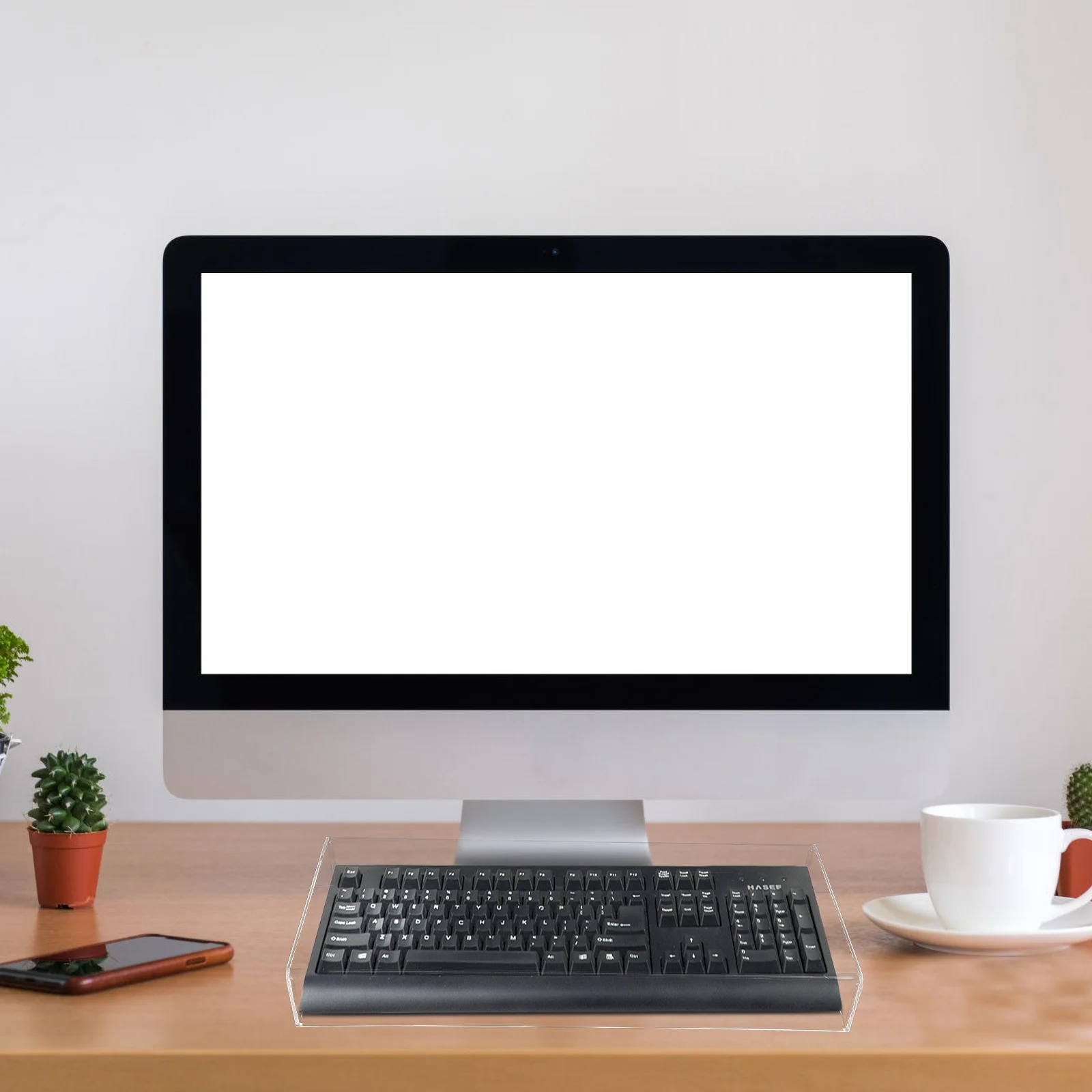 

Прозрачный защитный чехол для клавиатуры, акриловый водонепроницаемый чехол для компьютера, защита от разливов, пыленепроницаемый, чистый, универсальный