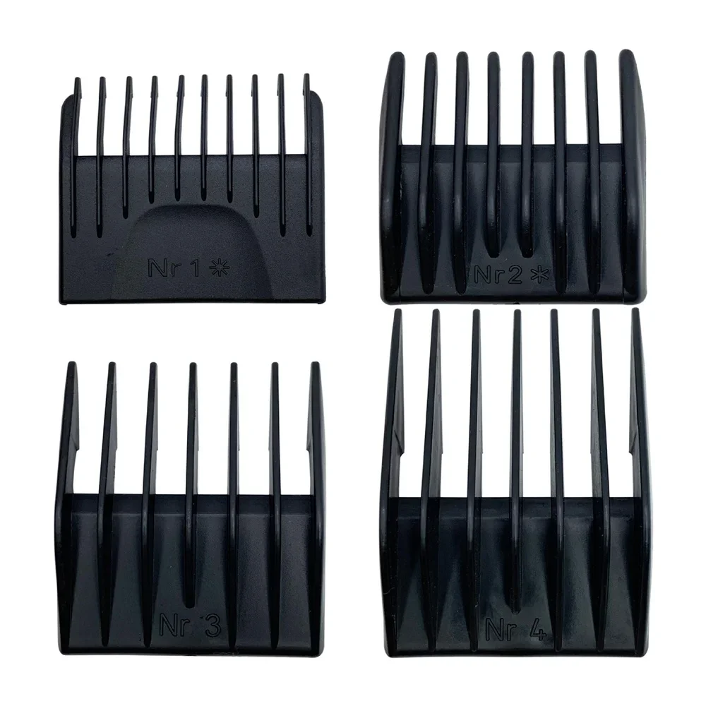 4 Pcs/Set Hair Clipper Limit Comb Replacement Cutting Guide Combs For Moser 1400 Machine Hair Clipper Guards 3/6/9/12mm