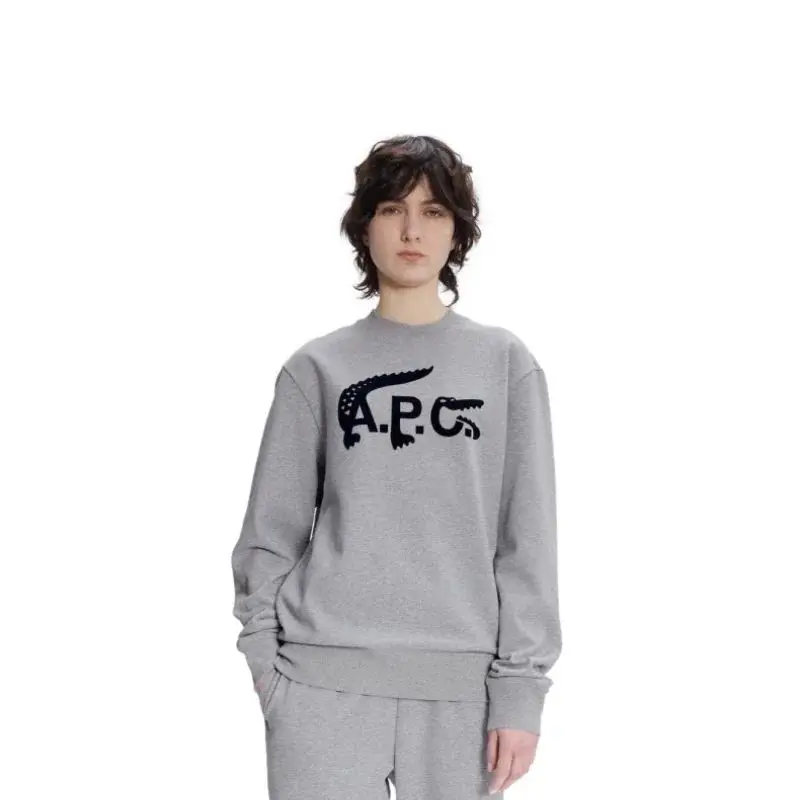 

Unisex Crew-neck Sweatshirt Casual Crew-neck Long-sleeved Sweatshirt Fashion Letter-printed Pure Cotton Sweatshirt