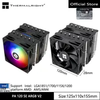 Radiador de refrigeración por aire para caja de ordenador Thermalright Peerless Assassin 120 SE V2, compatible con ventilador de 120x120x28mm