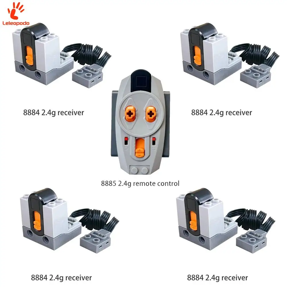 Bloques MOS 8885 función de potencia Control remoto infrarrojo 8884 receptor IR puede controlar múltiples receptores coche camión accesorios de juguete