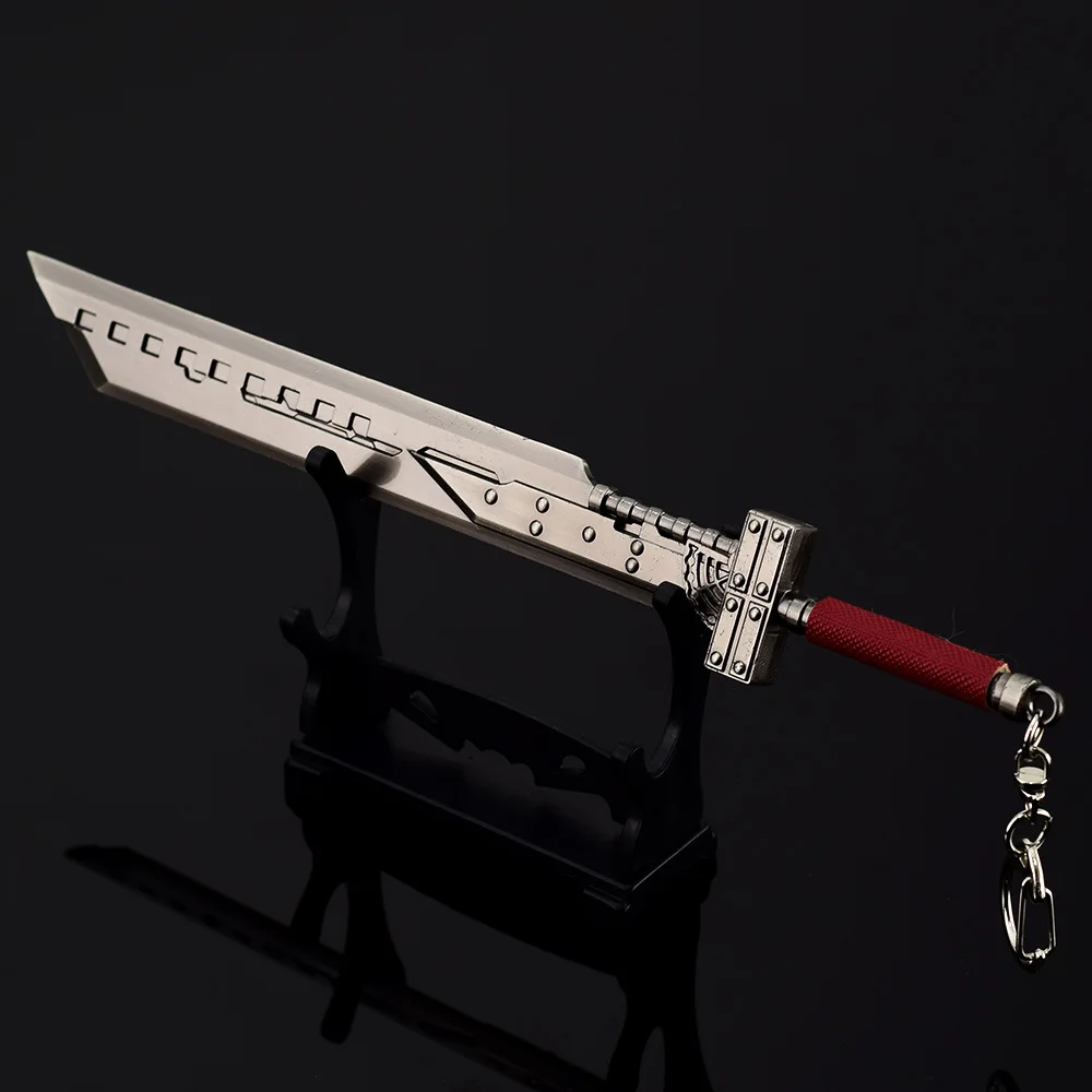 Dernier jouet d'arme fantastique pour garçons, épée de samouraï, métal allié, jeu d'anime, wilkatana, cadeaux de modèle d'arme, Cloud Strife, 22cm