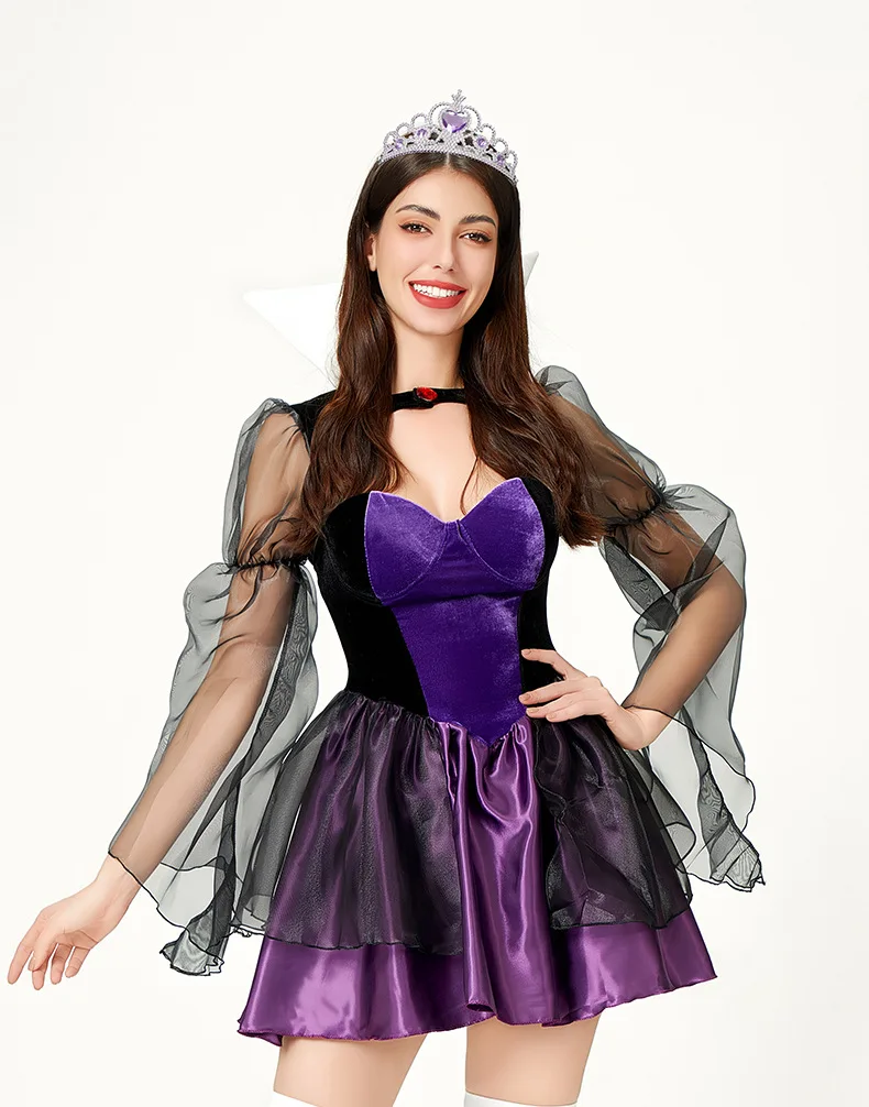 

Костюм на Хэллоуин, сонная страна чудес, королева сердец, косплей, платье королевы покера, сексуальное маскарадное шоу, платье 220