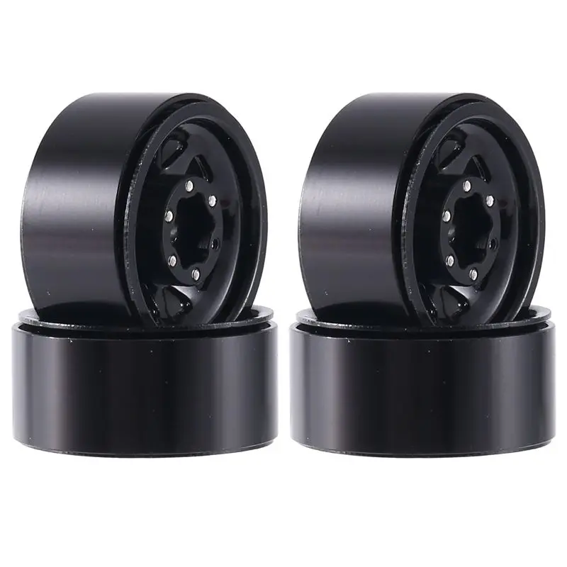 AS96-1 IN Beadlock Wheel Rim Deep Dish Negative Offset 3.78Mm Hub For 1/18 1/24 RC Crawler Car Axial SCX24 AX24 TRX4M FCX24