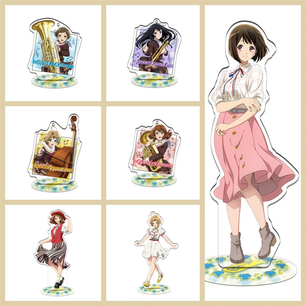 

2024 New Anime euphonium Q Edition HD Characters Oumae Kumiko anime peripheral acrylic standing plate Desktop Gifts 15cm