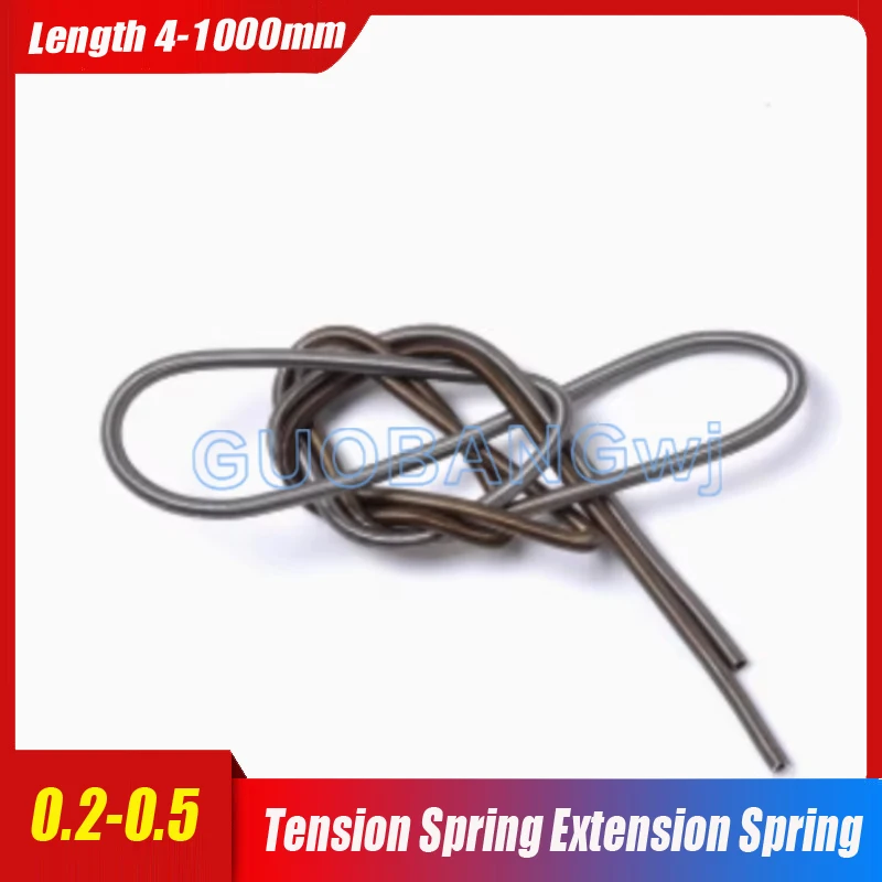

Stainless Steel Super Long Tension Spring Extension Spring Wire Diameter 0.2 0.4 0.5mm OD 1mm to 4mmLength1000mm