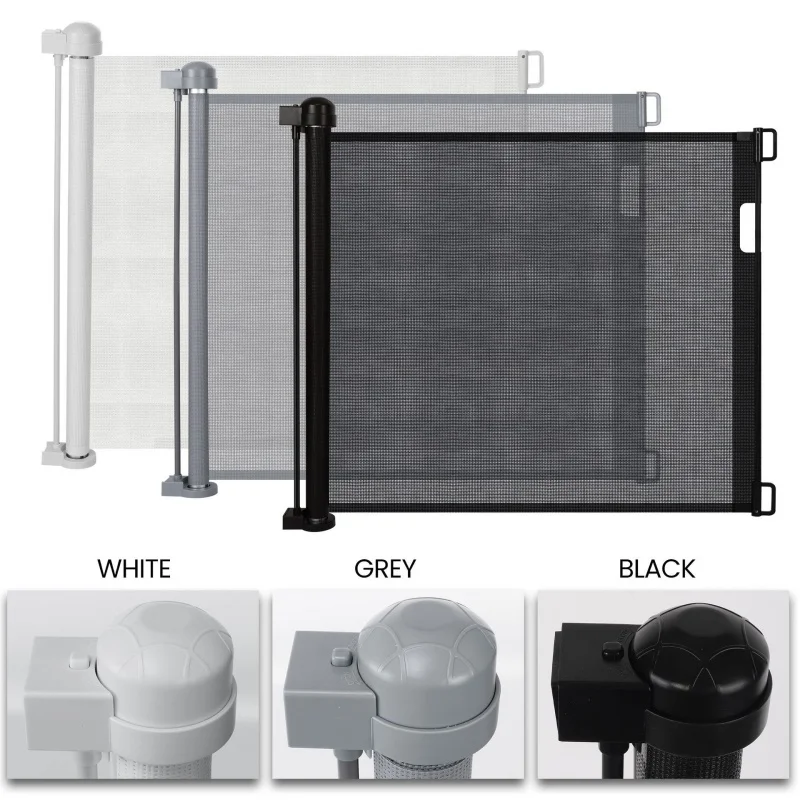 

Retractable door barrier, children's safety guardrail, pet store fence, indoor staircase entrance cat fence, anti-cat door
