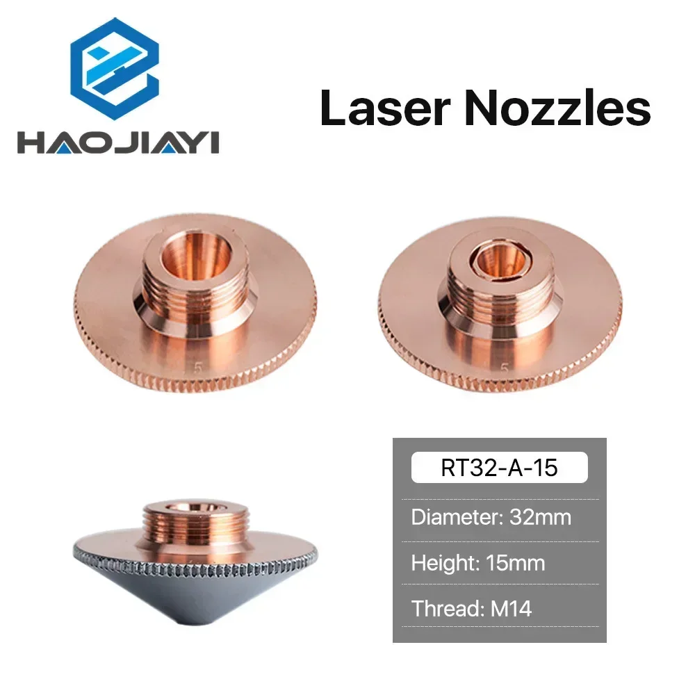 Raytools Dia.32mm H15 Caliber 0.8-6.0 Single/Double Layers Welding Laser Nozzles for Fiber Laser Cutting CNC Machine