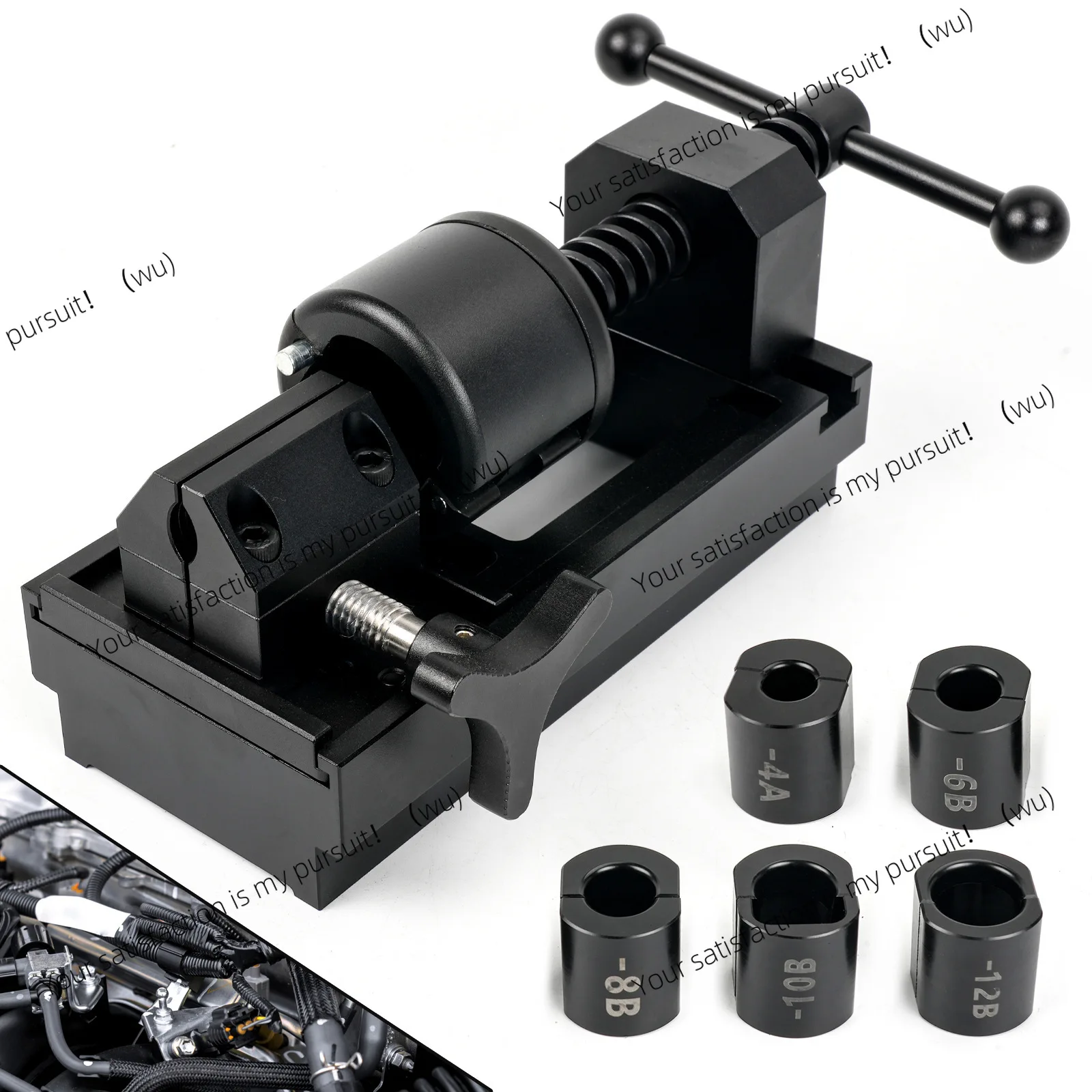 

Auto parts Fuel pipe Aluminum AN YouTube connector Installation tool High pressure YouTube installation fixture Fixture