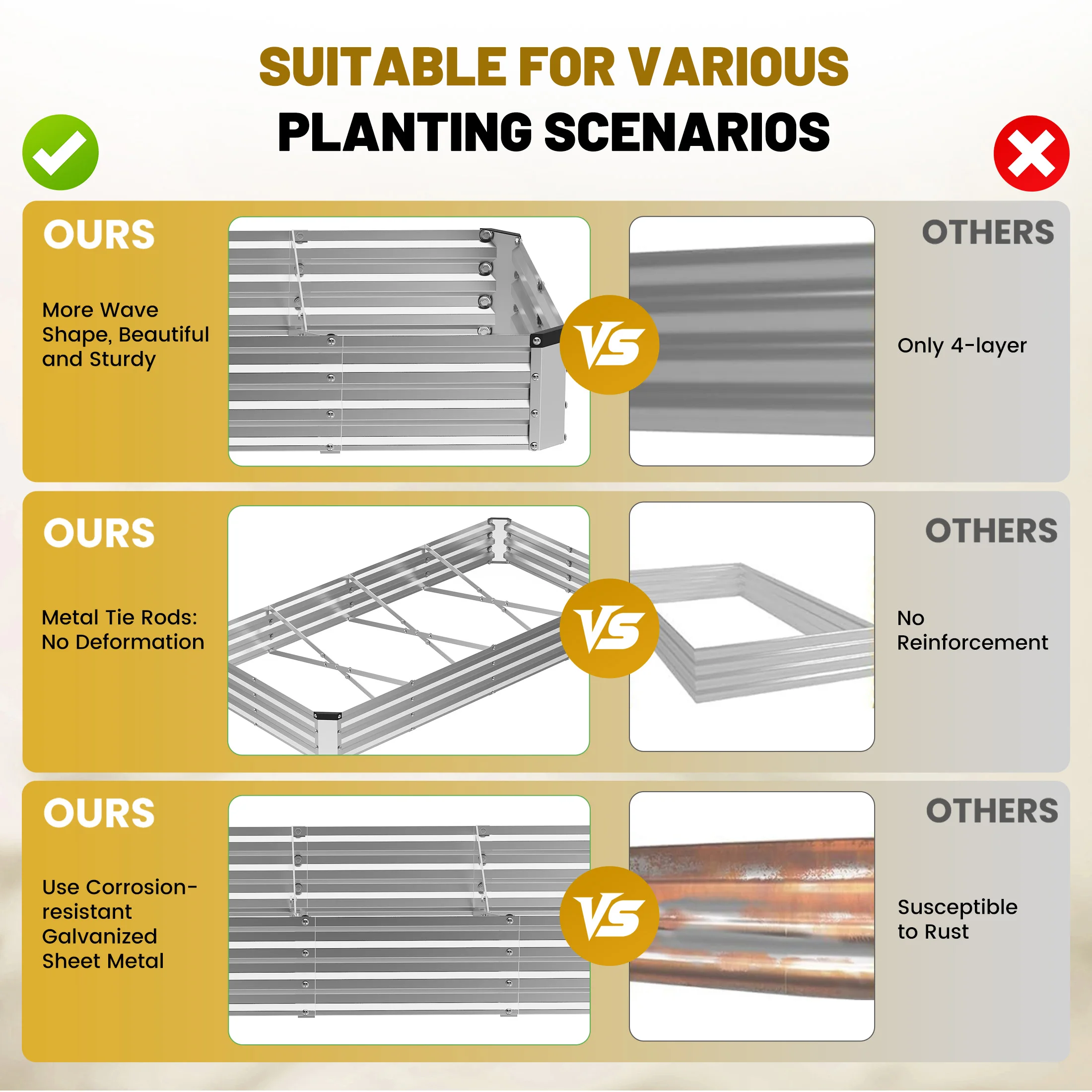 plant growth in raised bed