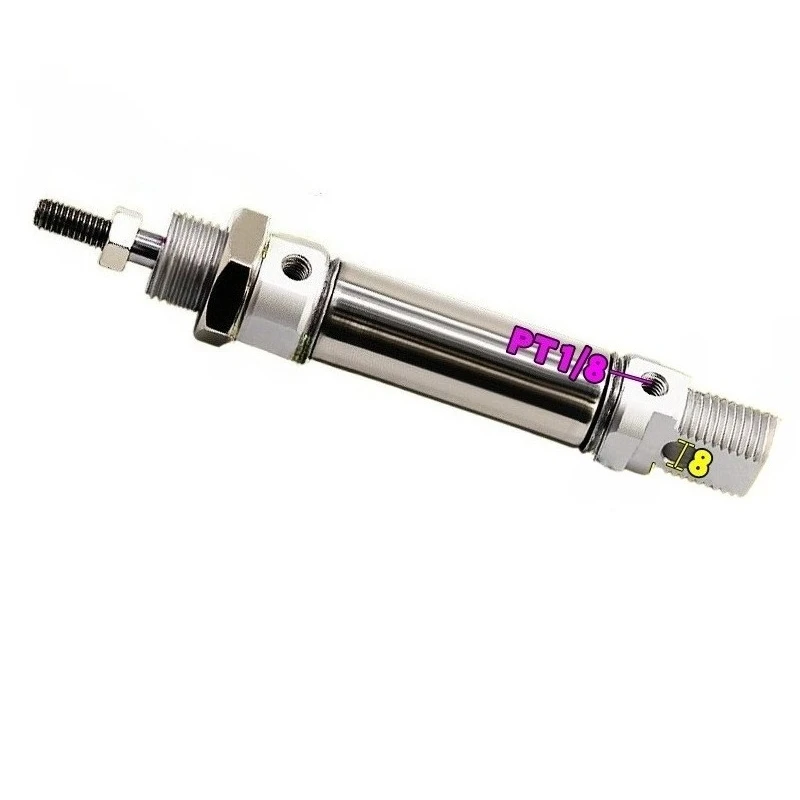 

Apply To Small Pneumatic Stainless Steel Mini Cylinder MI10/12/16/20/25-10*25X30X50X75-S-CA