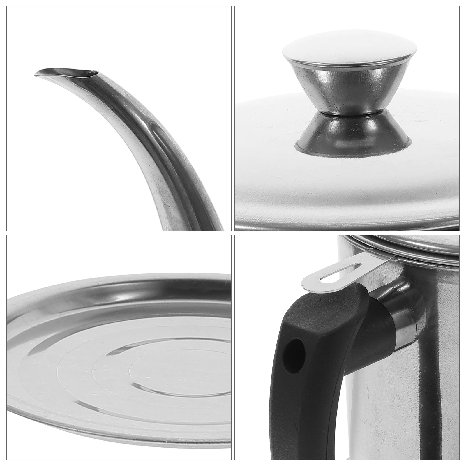 

1Set Stainless Steel Grease Container Oil Strainer Pot Bacon Oil Cooler Storage Kitchen Grease Holder Filtering Pot