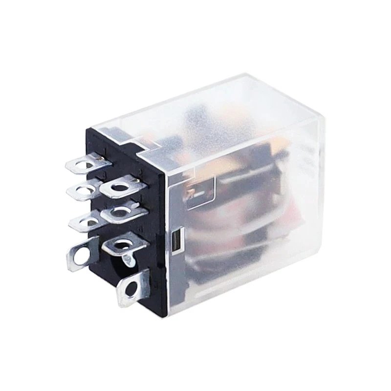 LY2NJ Coil Power Relay Car Auto AC/DC 12V 24V 36V 48V 110V 220V 380V Mini Micro Electromagnetic Relay Switch 8Pin DPDT Module