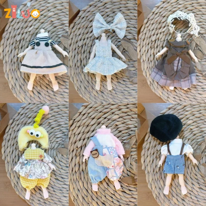

15 см-17 см костюм куклы Bjd для мальчиков и девочек 1/8 кукольная одежда для игрушек, костюм для куклы, аксессуары для кукол, милая одежда, детские игрушки, подарок