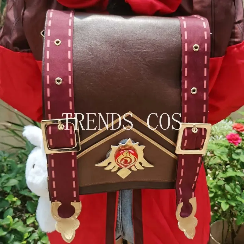 

Cosplay Backpack Klee Bag Travel Bags Klee Cosplay Costume Props Plush Toy Pillow Cute Backpack (Backpack+Doll)