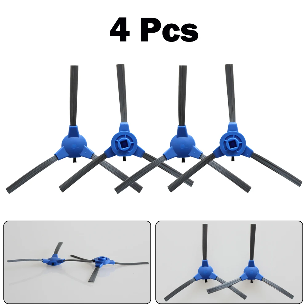 4Pcs Side Brushes Replacement For Ultenic D5 Serie D5S / D5S Pro / D5S Pro + Vacuum Cleaner Side Brush Spare Parts