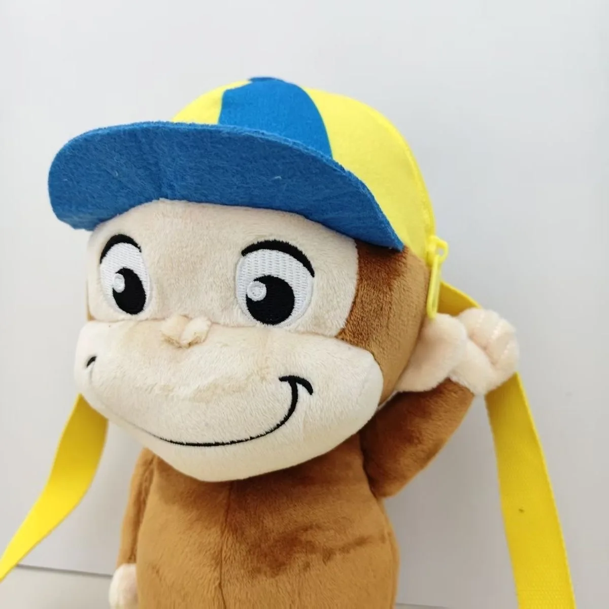 New Cute Curious George Monkey Children Kids Plush Messenger Bag Stuffed Crossbody Bags Coin Purse Case For children