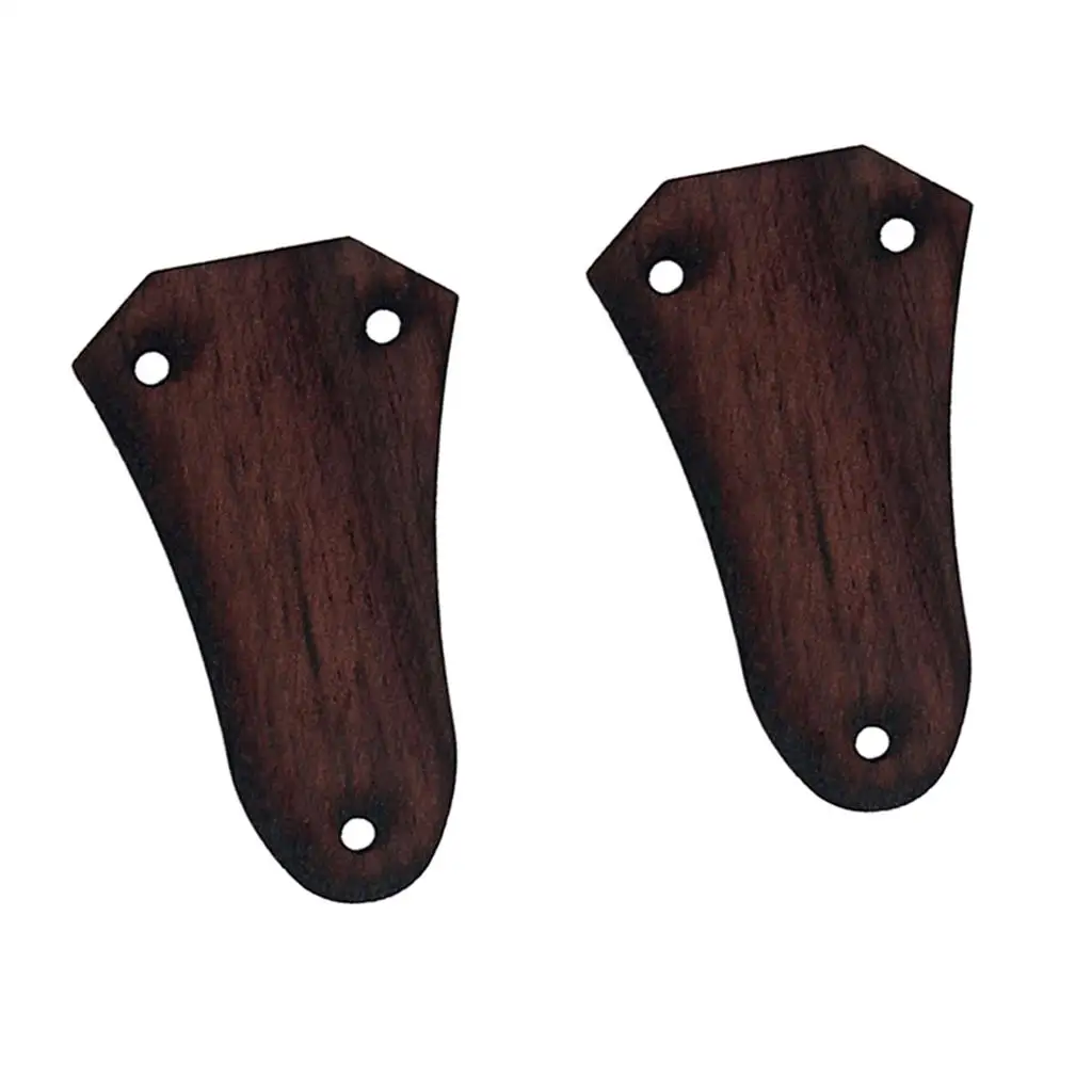 Rosewood Truss Rod Cover Durable Guitar Replacement Part with Mounting Screws for Electric Guitar Parts and Accessories