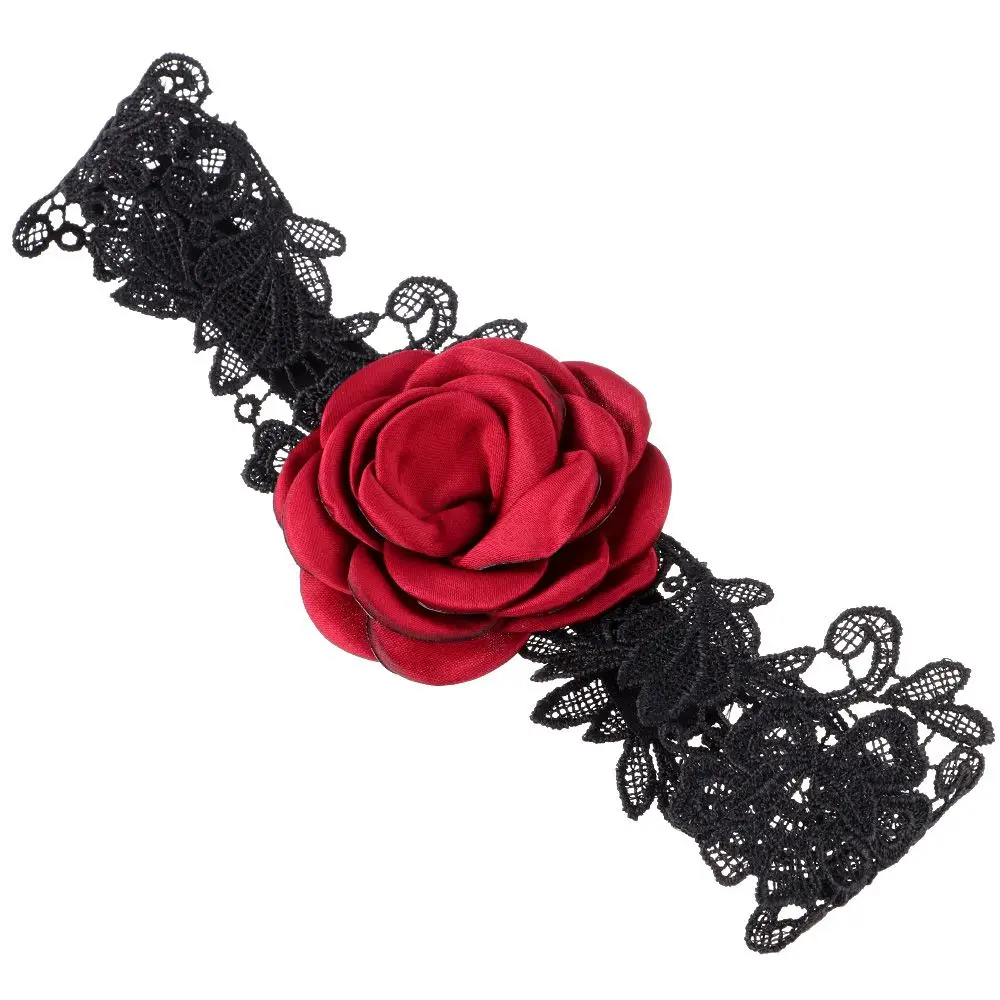 طقم خاتم للساق بحزام رباط للزفاف مزين بالدانتيل وحزام للزفاف على شكل قلب مزين بأحجار الراين باللون الأحمر الوردي