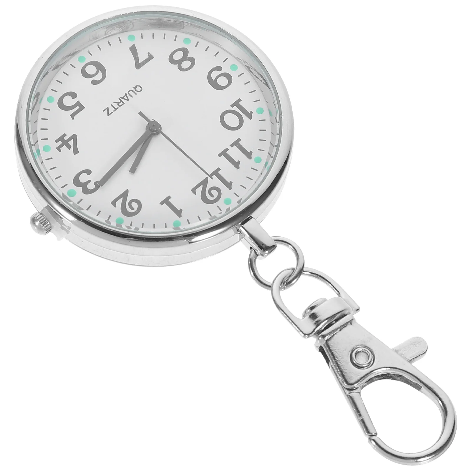 Large Dial Nurse Table Elder Pocket Watch Chain Stainless Steel Holder Hanging Pendant Watches