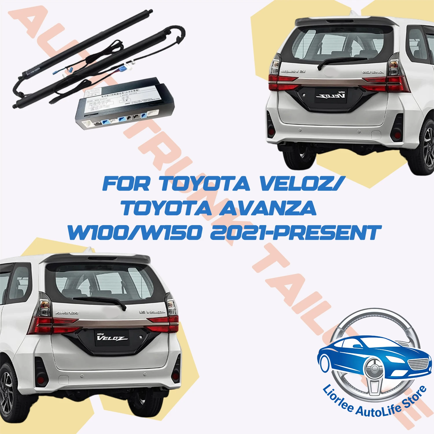 Actuador Eléctrico para Puerta Trasera de Automóvil, para Toyota Veloz/Toyota Avanza W100/W150 2021-presente