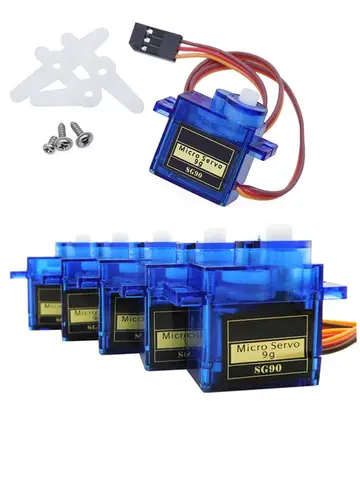 3/5/10/20pcs Arduino Analogico Micro Servo Motore SG90 9G Per RC Auto Giocattolo Aereo Ad Ala Fissa Elicottero Modelli di Aerei 180 360