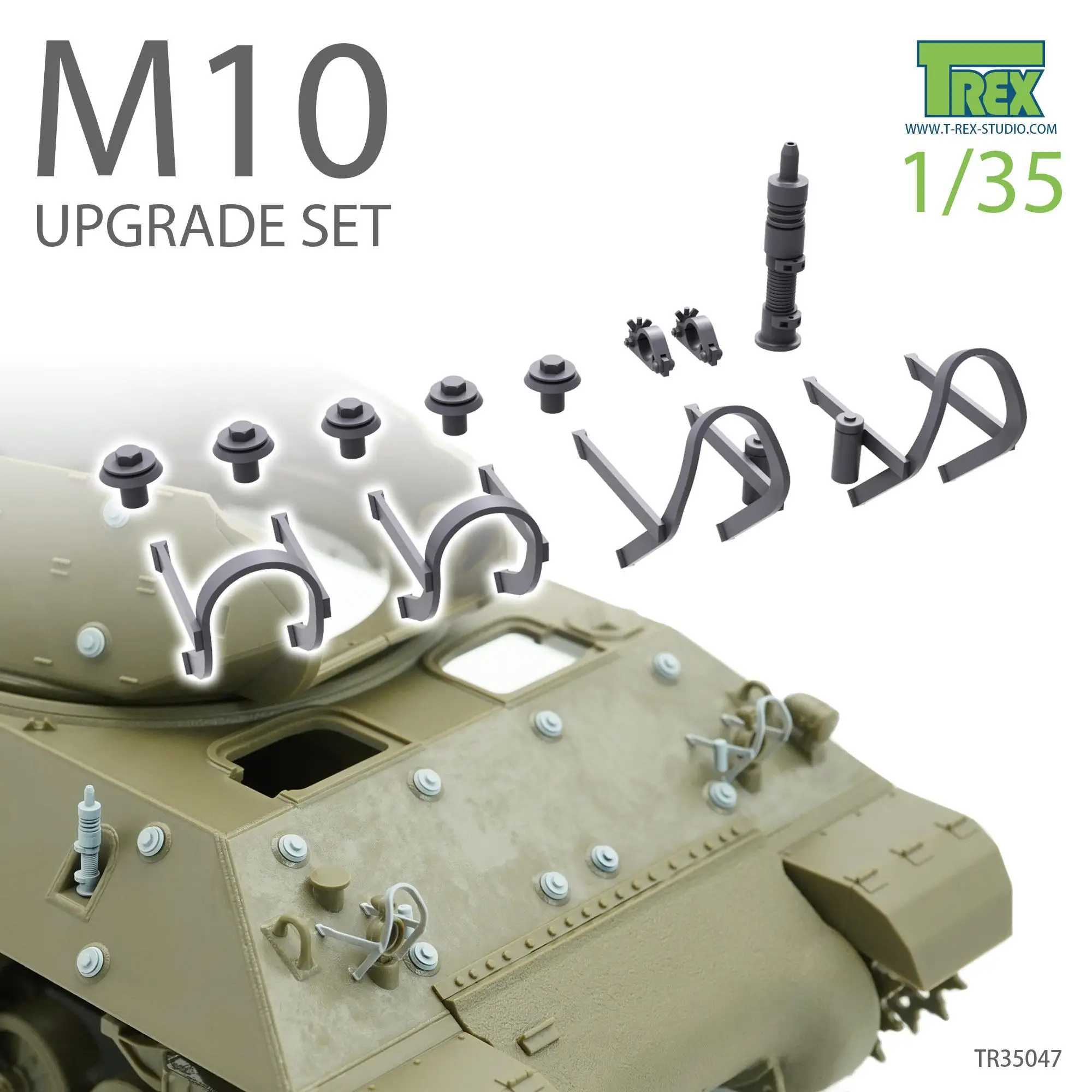 T-REX 35047 1/35 M10 Upgrade Set 3D Print Set