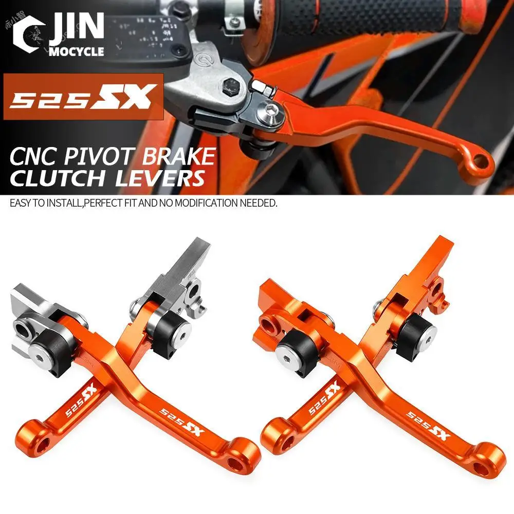 

For 525SX SXR 2003-2007 2006 2005 2004 Motorcycle Foldable Pivot Dirt Bike Brake Clutch Levers Cable Lever Handle Aluminum Parts