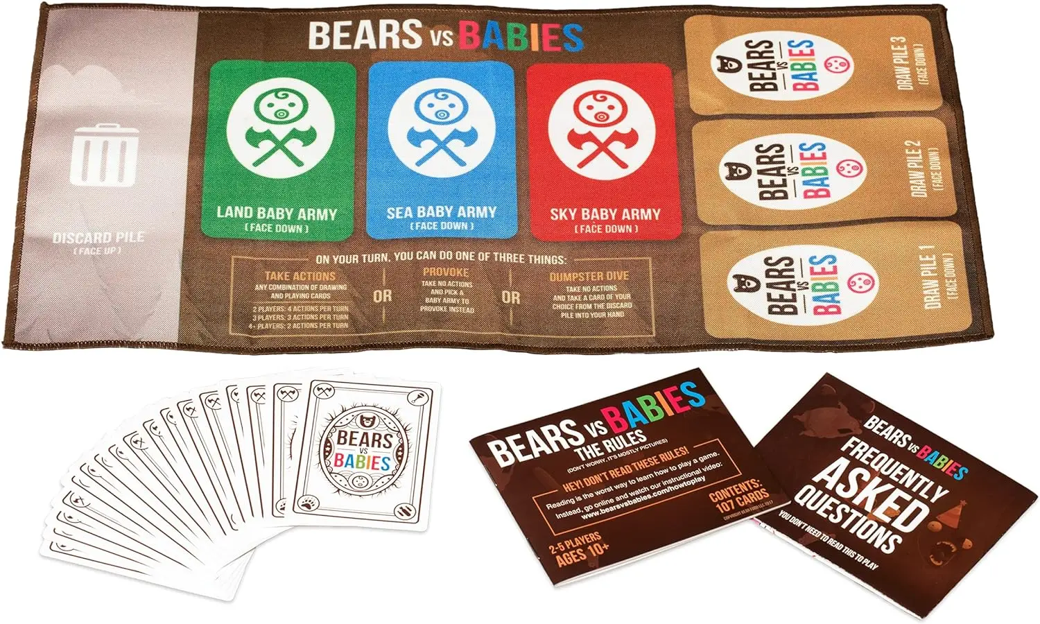 Bears vs Babies - Card Games for Adults Teens & Kids - Fun Family Games