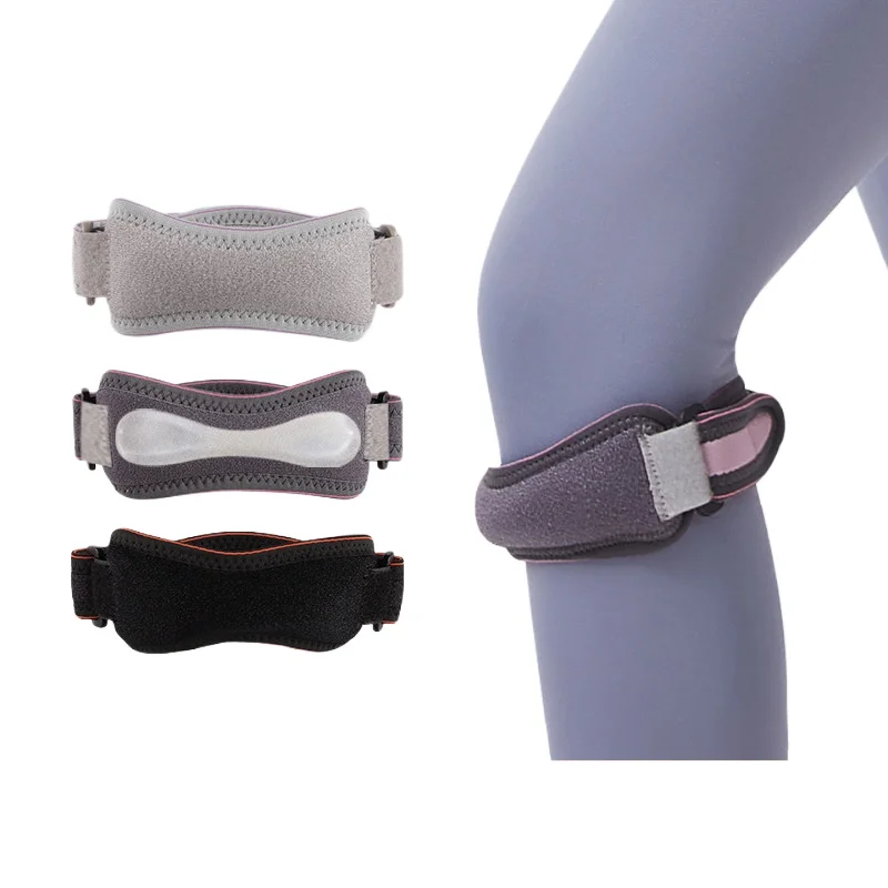 

Спортивные наколенники, защита суставов, защита для бега на открытом воздухе, для мужчин и женщин, тонкий летний силиконовый ремень надколенника