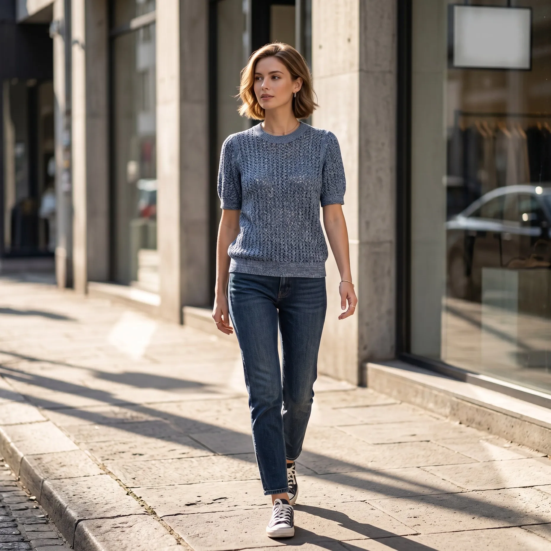 Ladies Fashion T Shirt European Style Short Sleeve Top for Work Office and Casual Outfit Women Elegant Casual T Shirt BC2217