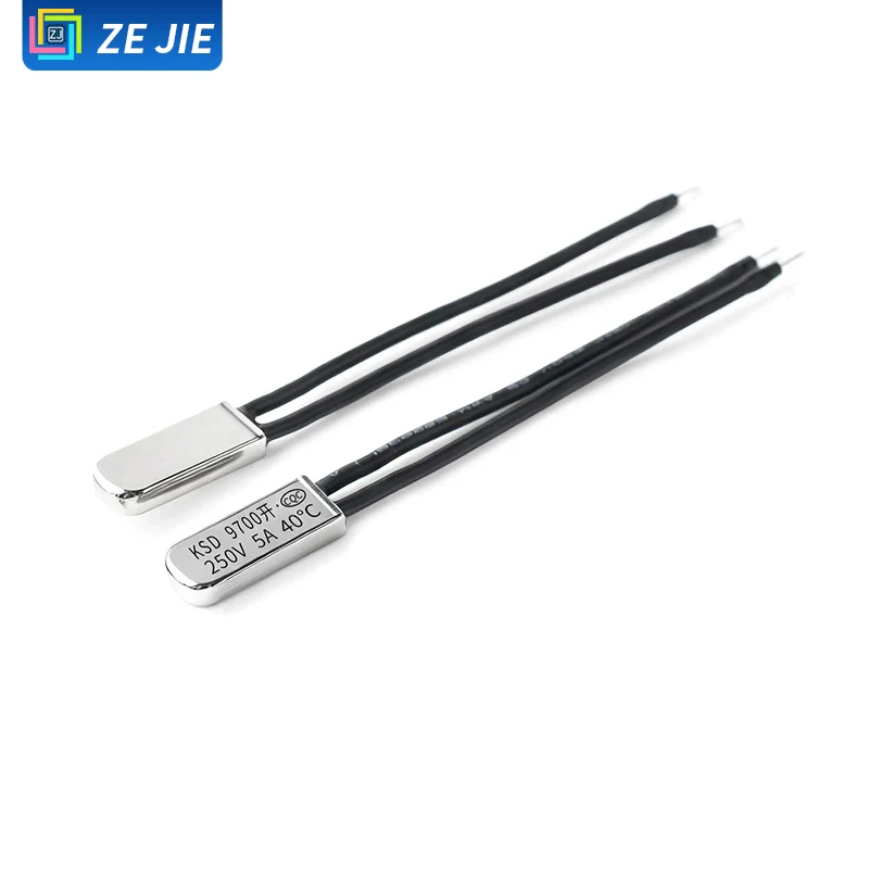 KSD9700 Thermal Protector Temperature Switch Thermostat Controller, Normally Open, 40°C ~ 155°C Temperature Sensor