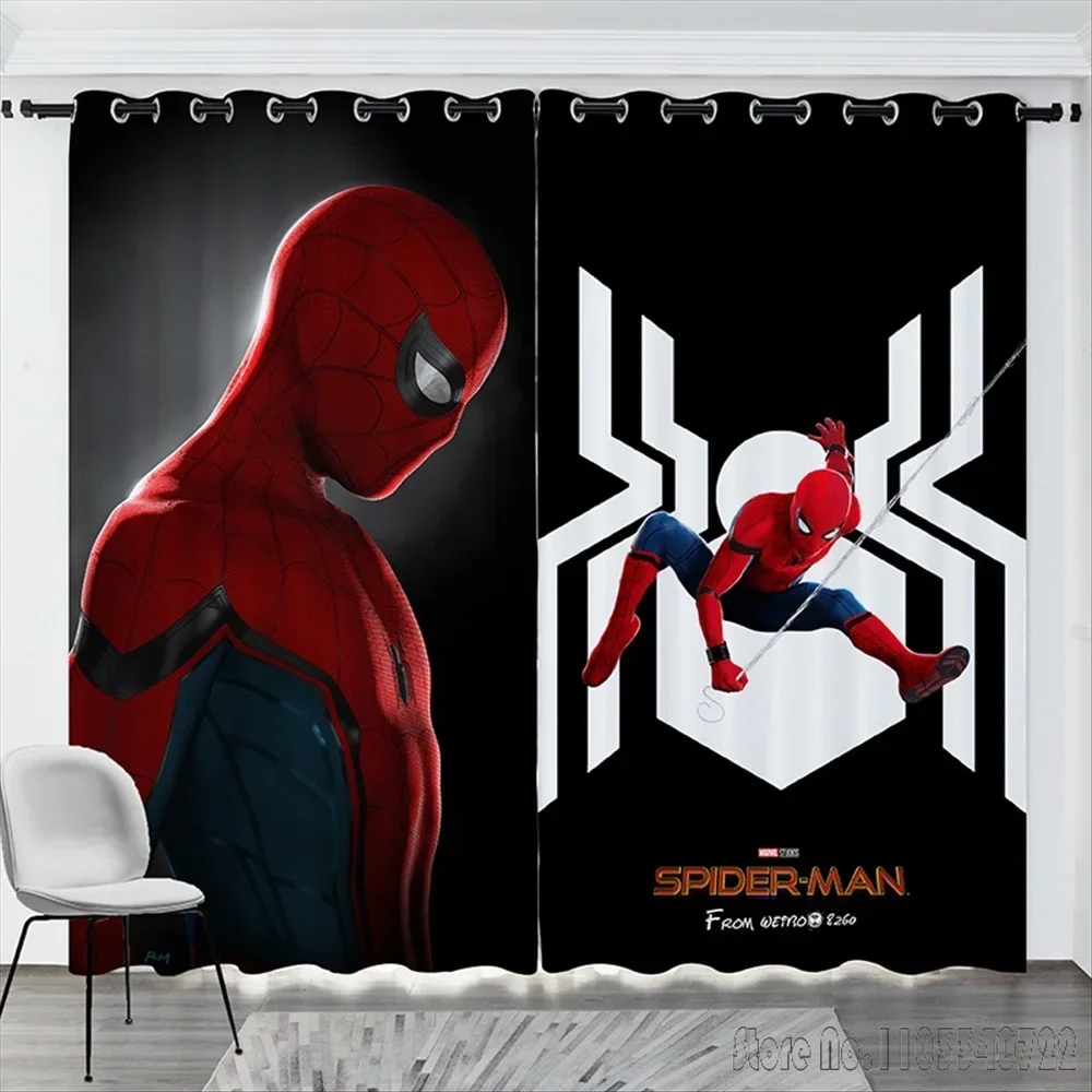 애니메이션 어벤져스 스파이더맨 스파이더 히어로 창 커튼, 3D 인쇄 암막 커튼, 거실 침실 장식, 맞춤형 어린이 선물 Best5 애니메이션 어벤져스 스파이더맨 스파이더 히어로 창 커튼, 3D 인쇄 암막 커튼, 거실 침실 장식, 맞춤형 어린이 선물 Best5