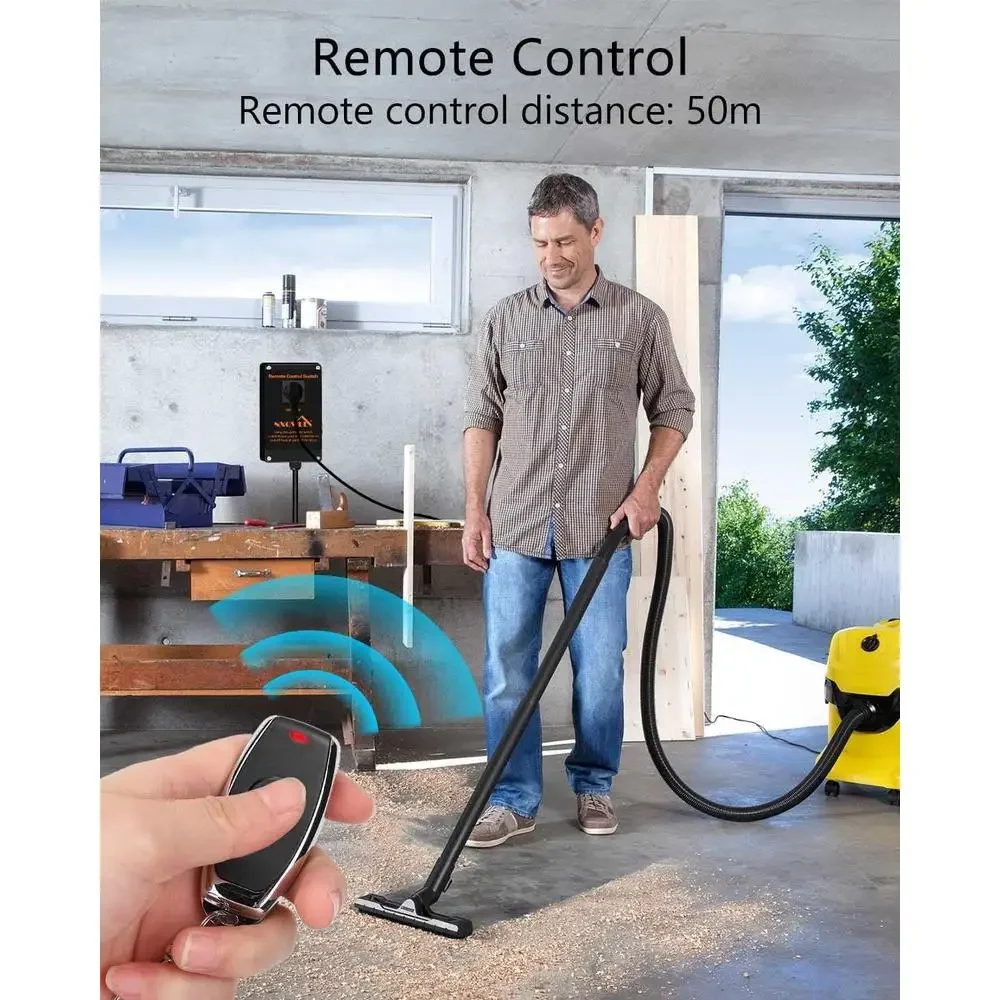 Wireless Remote Control Power Outlet Switch 110V 1800W/2.4HP PA-765 Housing 164ft Range