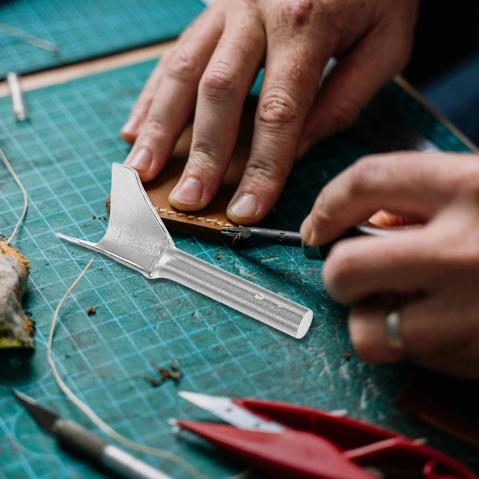 

Набор V-образных пробойников для ремней, сверхмощный, 10-40 мм, ручной пробойник-резак, набор для обработки края ремня, DIY