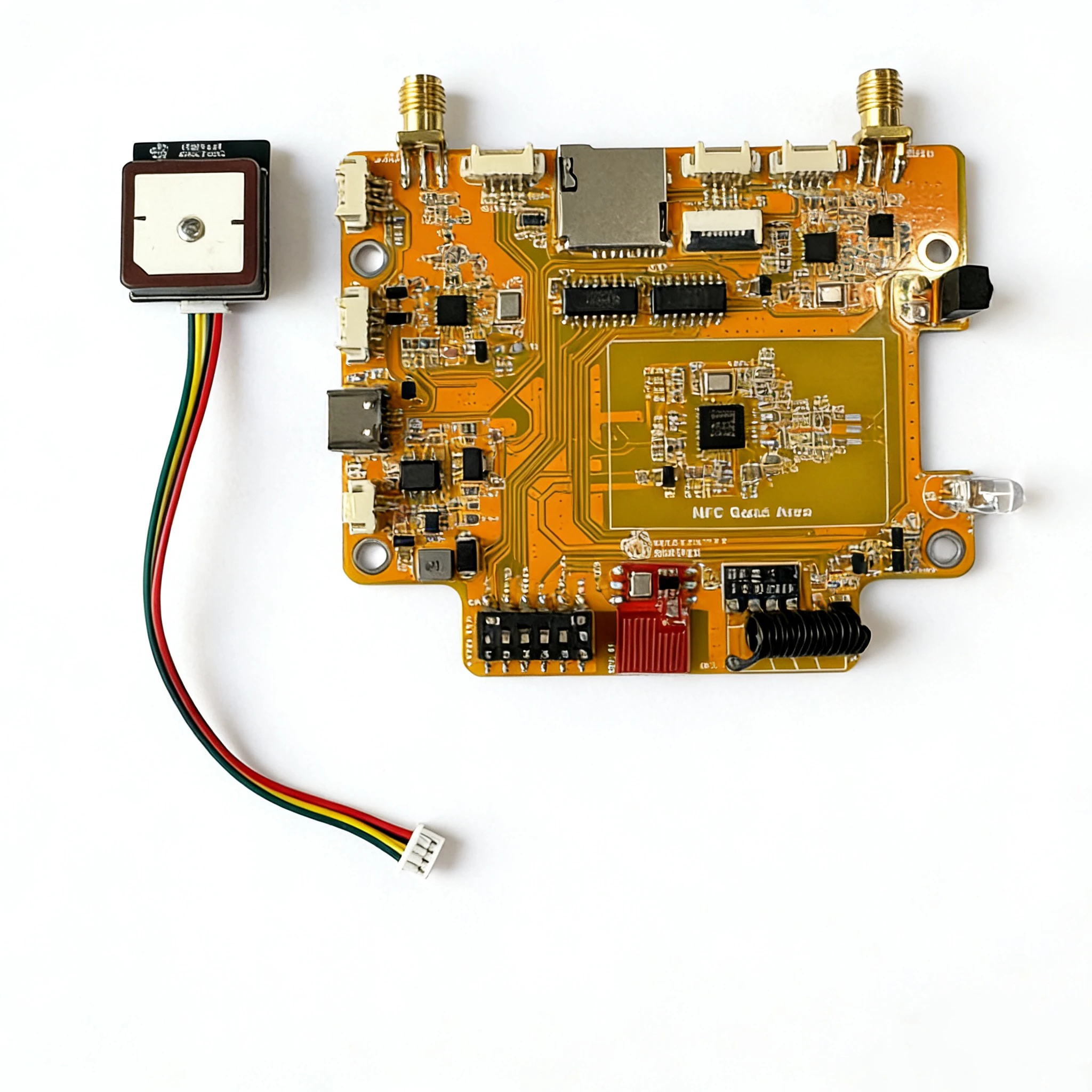 The NM-RF-Hat Companion Hat, Multi-Band RF for ESP32-2432S028 Bruce CYD CC1101 nRF24 PN532 IR TX/RX 433M OOK Power Mgmt TF Slot