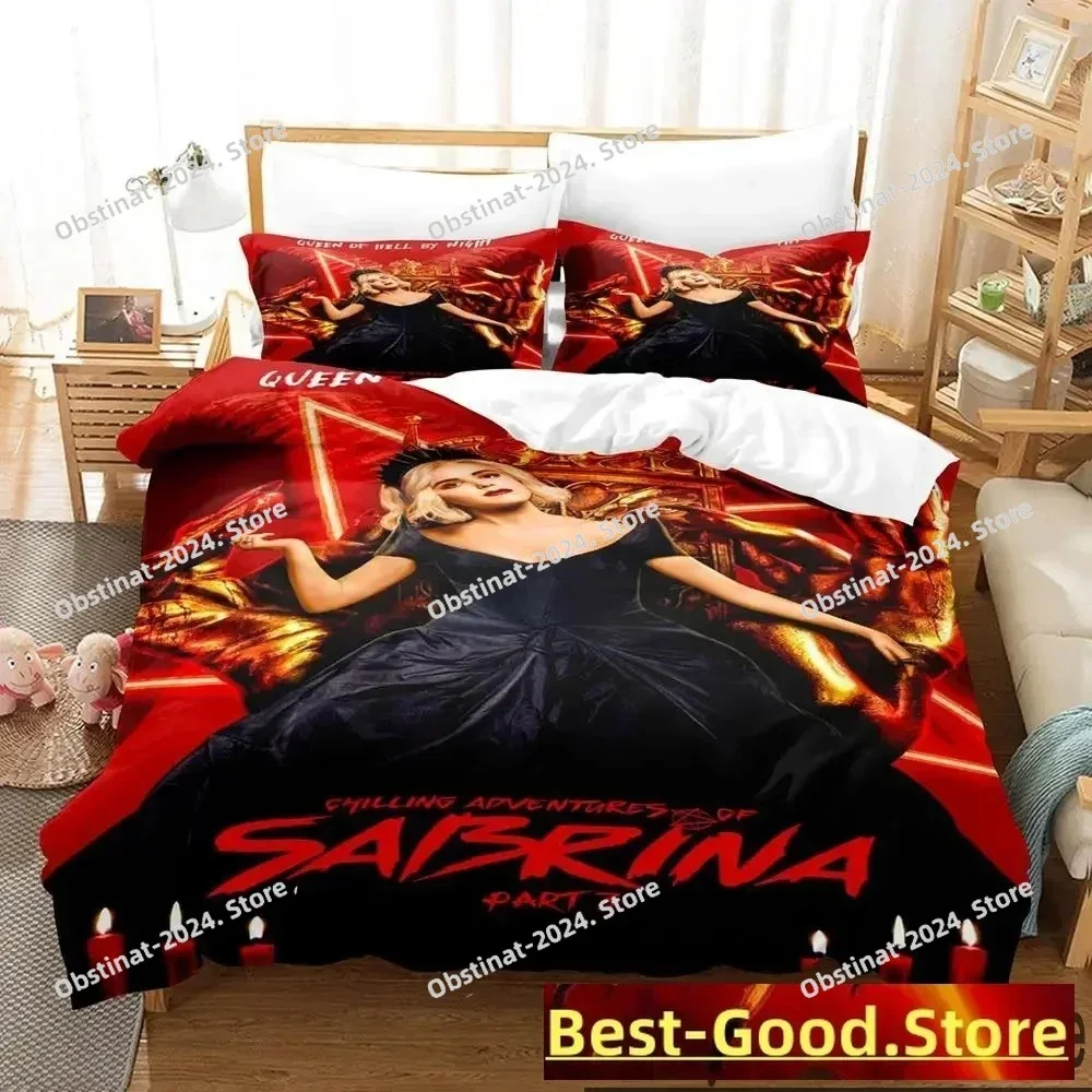 3D Print Movie Chilling Adventures of Sabrina Bedding Set Boys Girls Twin Queen King Size Duvet Cover Pillowcase Bed boys Adult