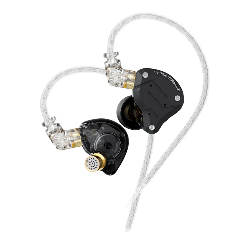KZ ZS10 PRO In-Ear Headphones 4BA+1DD Hybrid HiFi Metal Headphones Sports Noise Cancelling Headphones KZ ZSX ZAX ASX ZST ZSN PRO - view 2