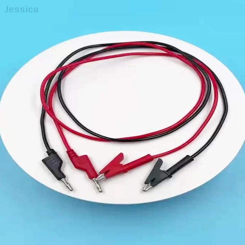 ♥4mm Banana Plug to Alligator Clip Test Leads Pure Copper Electrical Test Cables, Universal Multimeter Probes