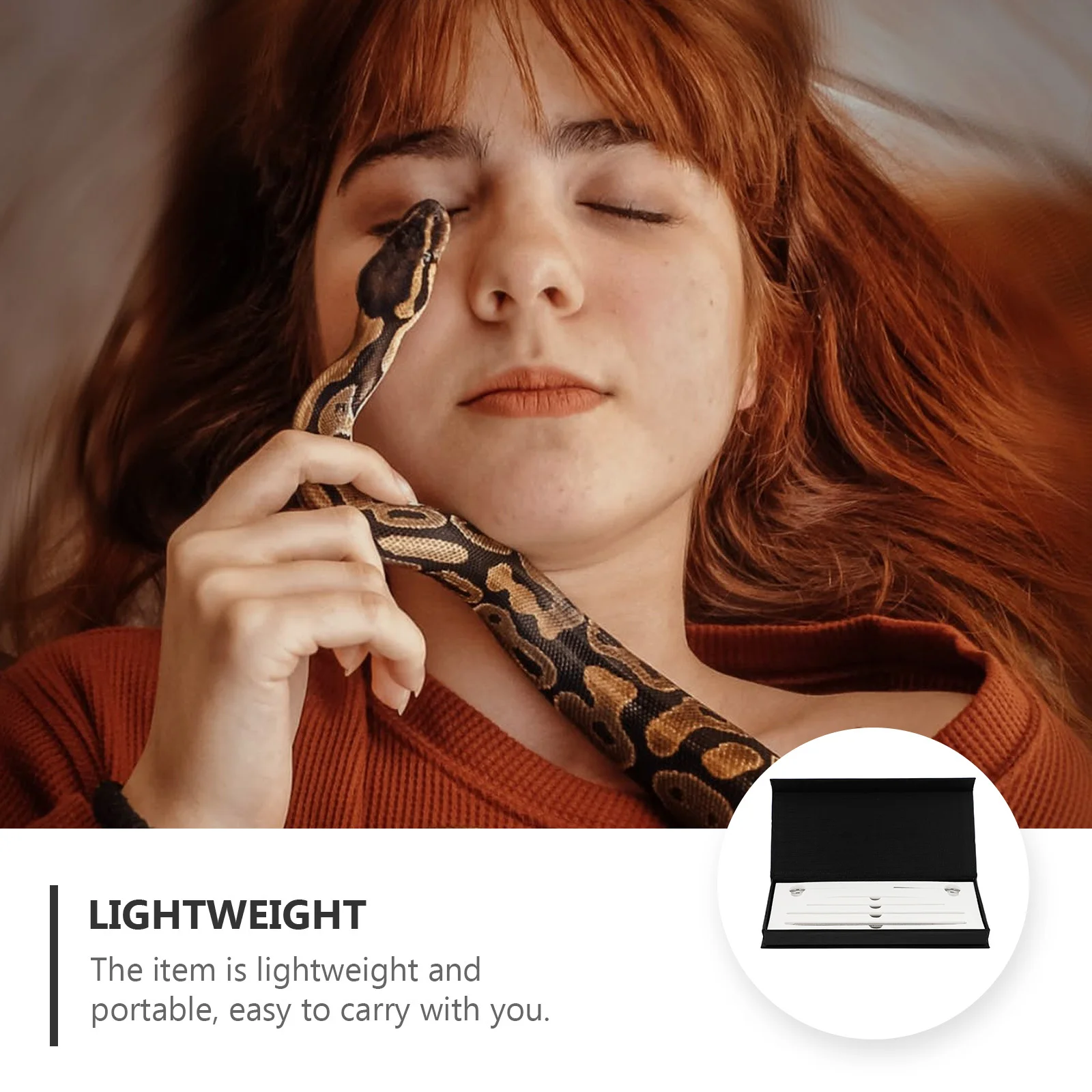 

1Set Portable Reptiles Probe Stainless Steel Gender Detection Tool Simple Operation Lightweight Design Crawling Supplies