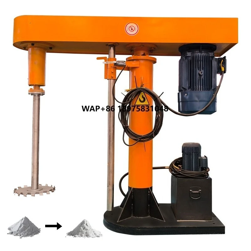

Paint Dispersing Mixing Machine High Speed Disperser Acrylic Coatings Emulsion Dissolving Dispersion Dissolver Mixer