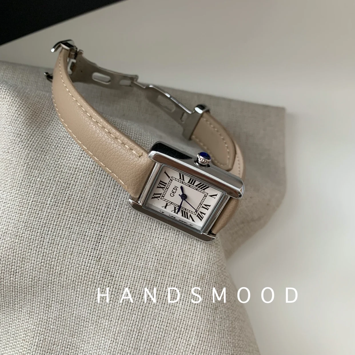 

High-end luxury women's watch Square simple Korean style leather belt ladies quartz watch temperament trendy women's accessories