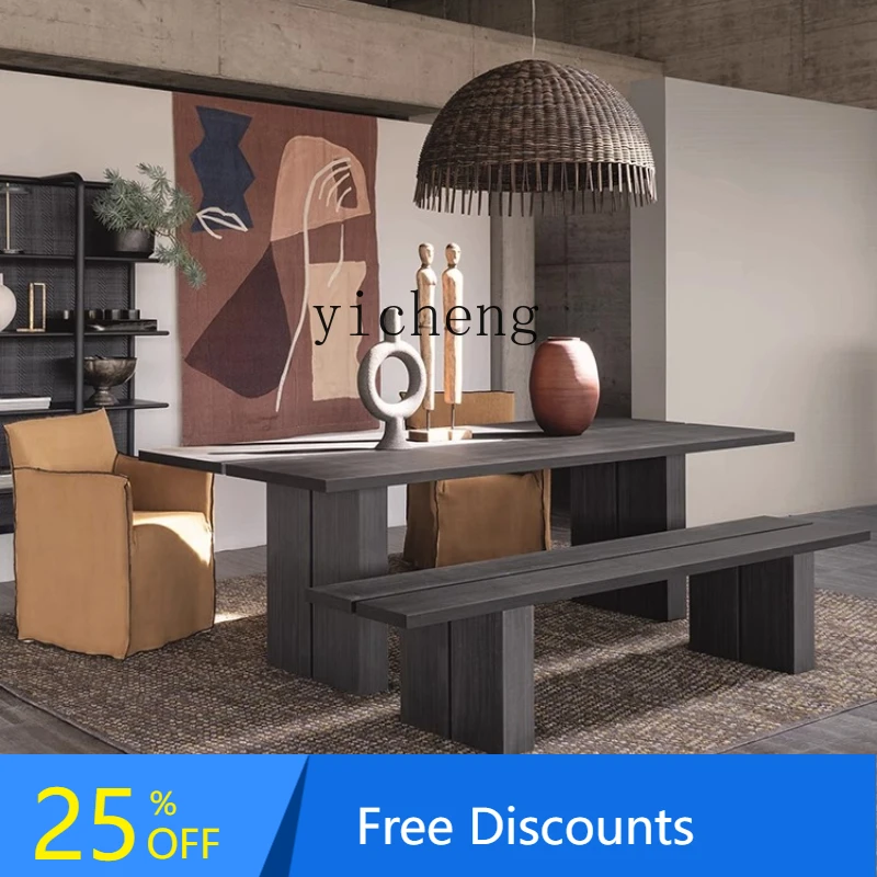 

FZ patio balcony bench garden bench solid wood strip seat combination